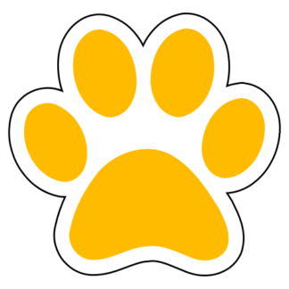 Paw Sticker (Yellow)